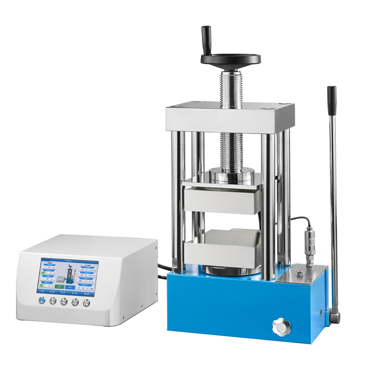  300℃/ 500℃/ 800℃ 40T Manual Hot Press with 120x 120mm Platens