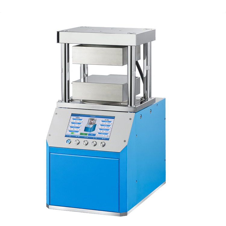 25T Automatic Hot Press with 180×180mm heating platens (without safety cover)