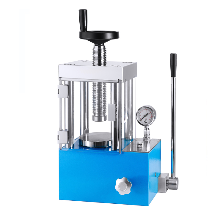 24T Manual Hydualic Powder Pellet Press Machine with Safety Cover