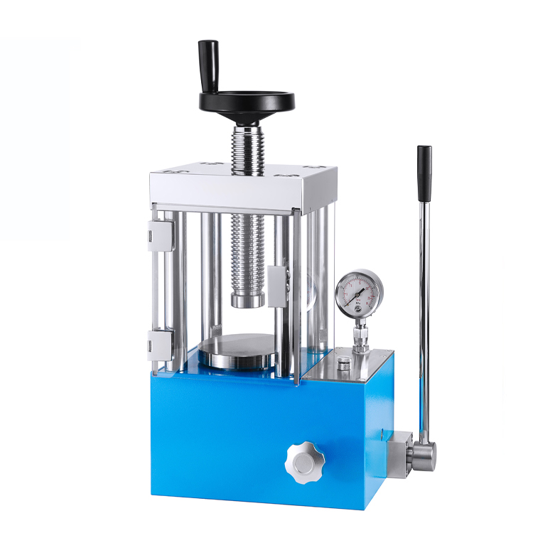 30T Laboratory Hydraulic Powder Pellet Press with Safety Cover