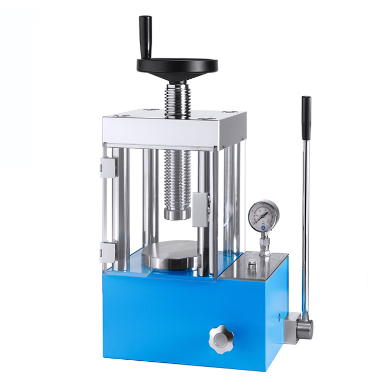 40T Lab Hydraulic Manual Pellet Press with Safety Cover