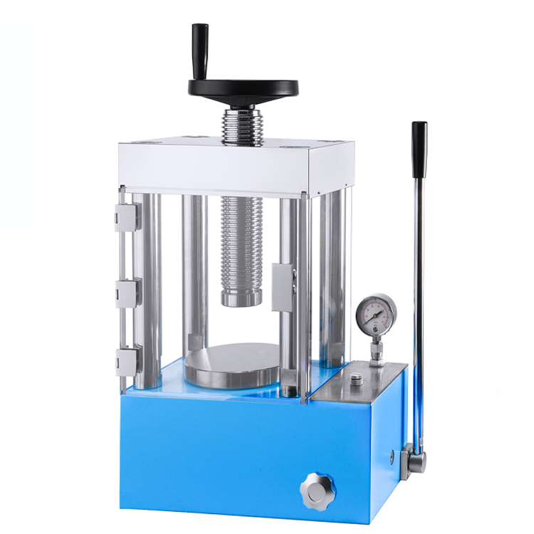 60T Benchtop Manual Hydrualic Powder Pellet Press with Safety Cover