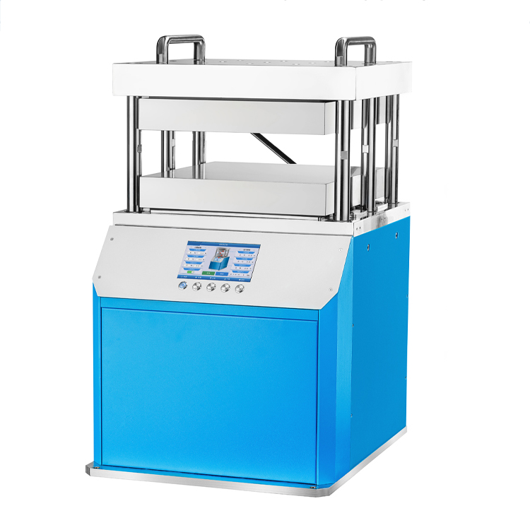 50T Automatic Hot Press with 400×400mm heating platens (without safety cover) 